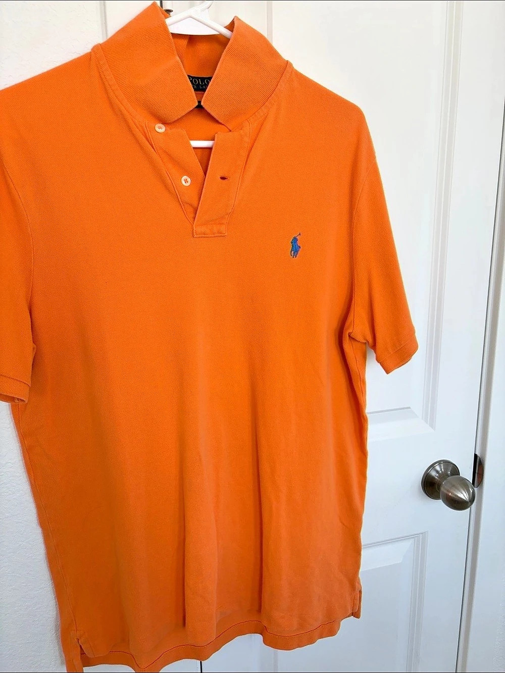Polo Ralph Lauren Classic Fit Polo Orange Size Medium Like New